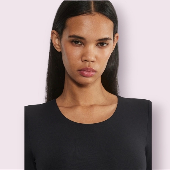 NWOT ARITZIA Community Smithers Black Long Sleeve Bodysuit - Picture 4 of 9